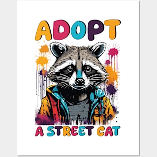 Adopt A Street Cat Posters and Art